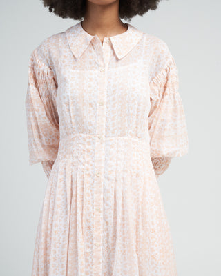 zoe long dress - brandy